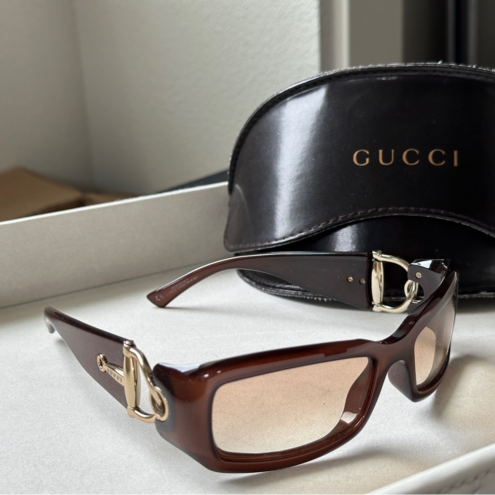 Brown Gucci Sunglasses
